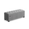 Extra Wide Storage Ottoman Bench with Seat Cushion, Multi Purpose Storage Chest for Blankets Clothes and Home Organization Use